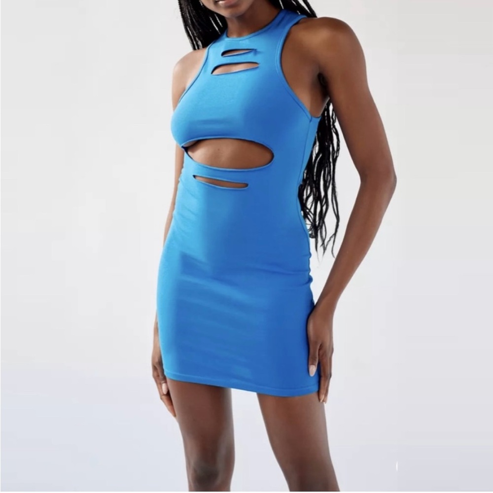 Urban Outfitters Blue Cutout Bodycon Dress - Women